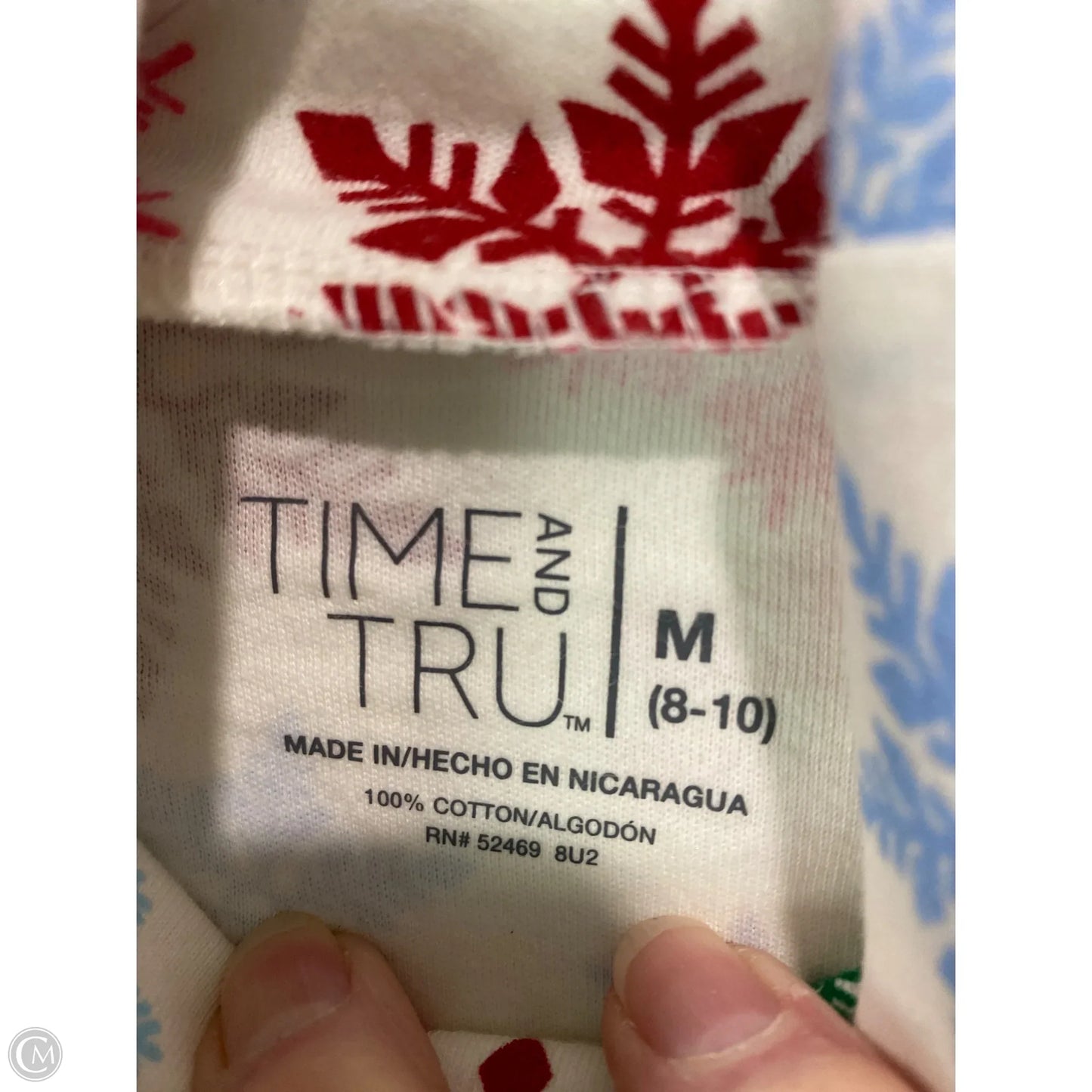 Top Long Sleeve By Time And Tru In White, Size: M