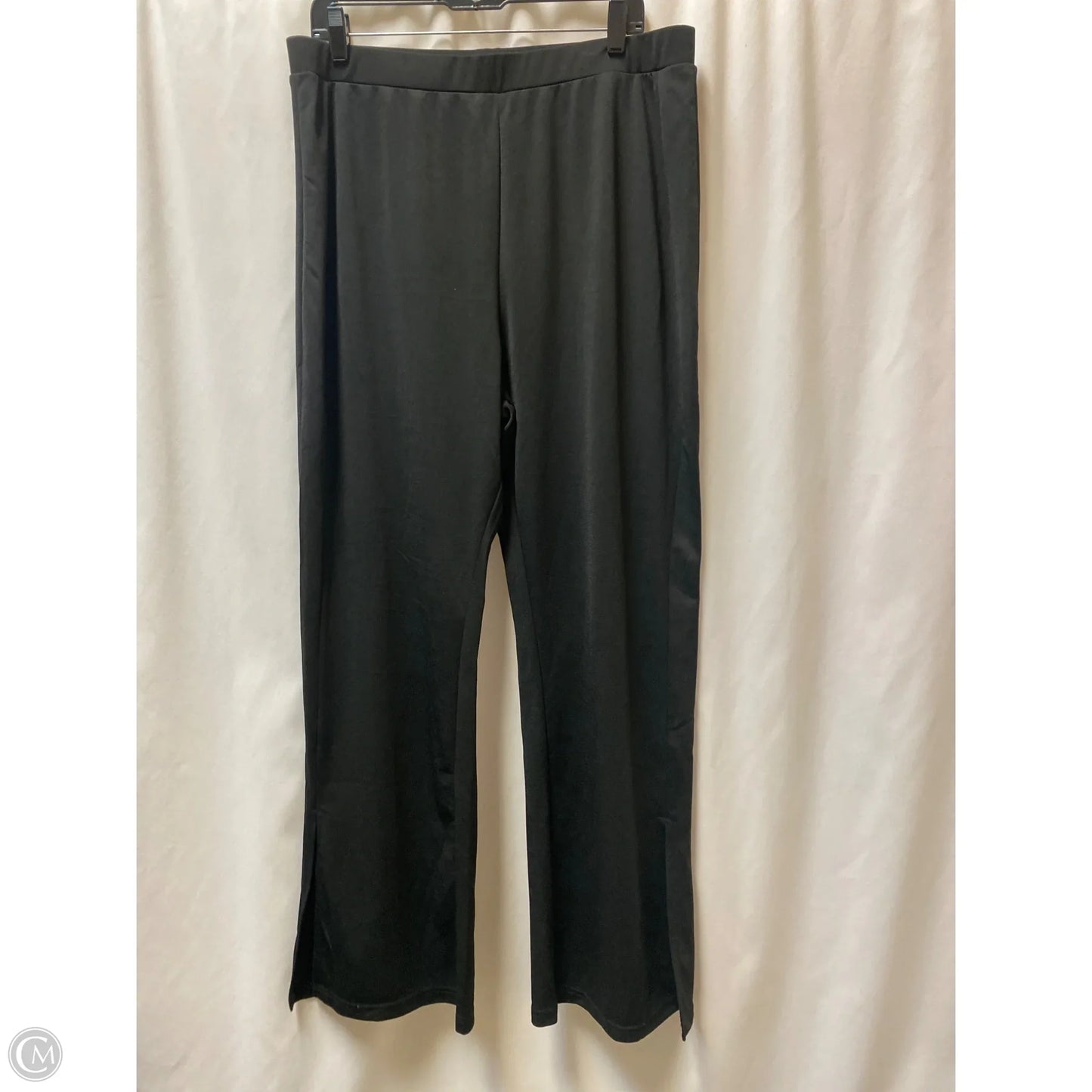 Pants Lounge By Clothes Mentor In Black, Size: 2x