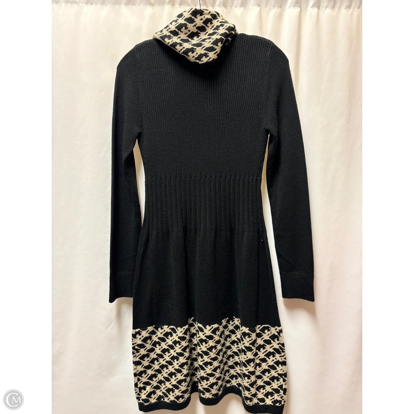 Dress Sweater By Clothes Mentor In Black, Size: S