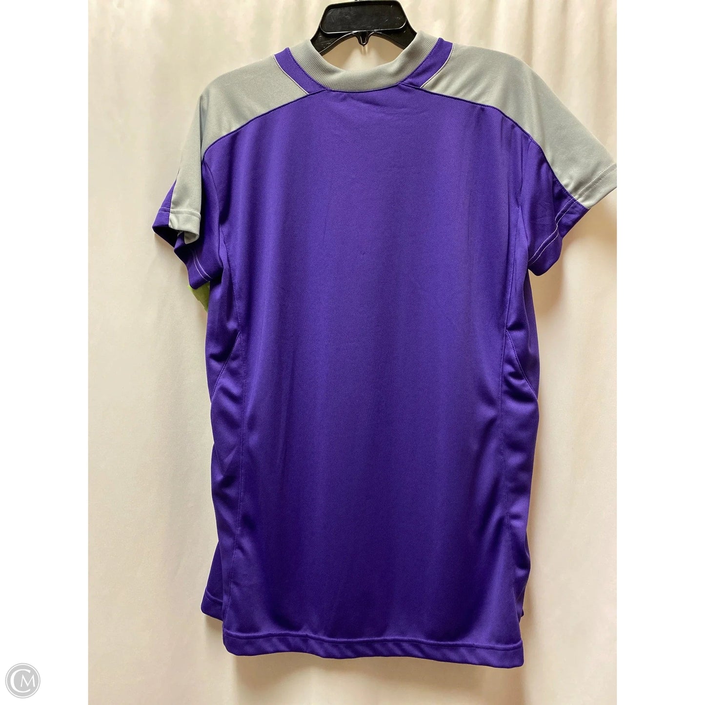 Athletic Top Short Sleeve By Nike In Purple, Size: Xl