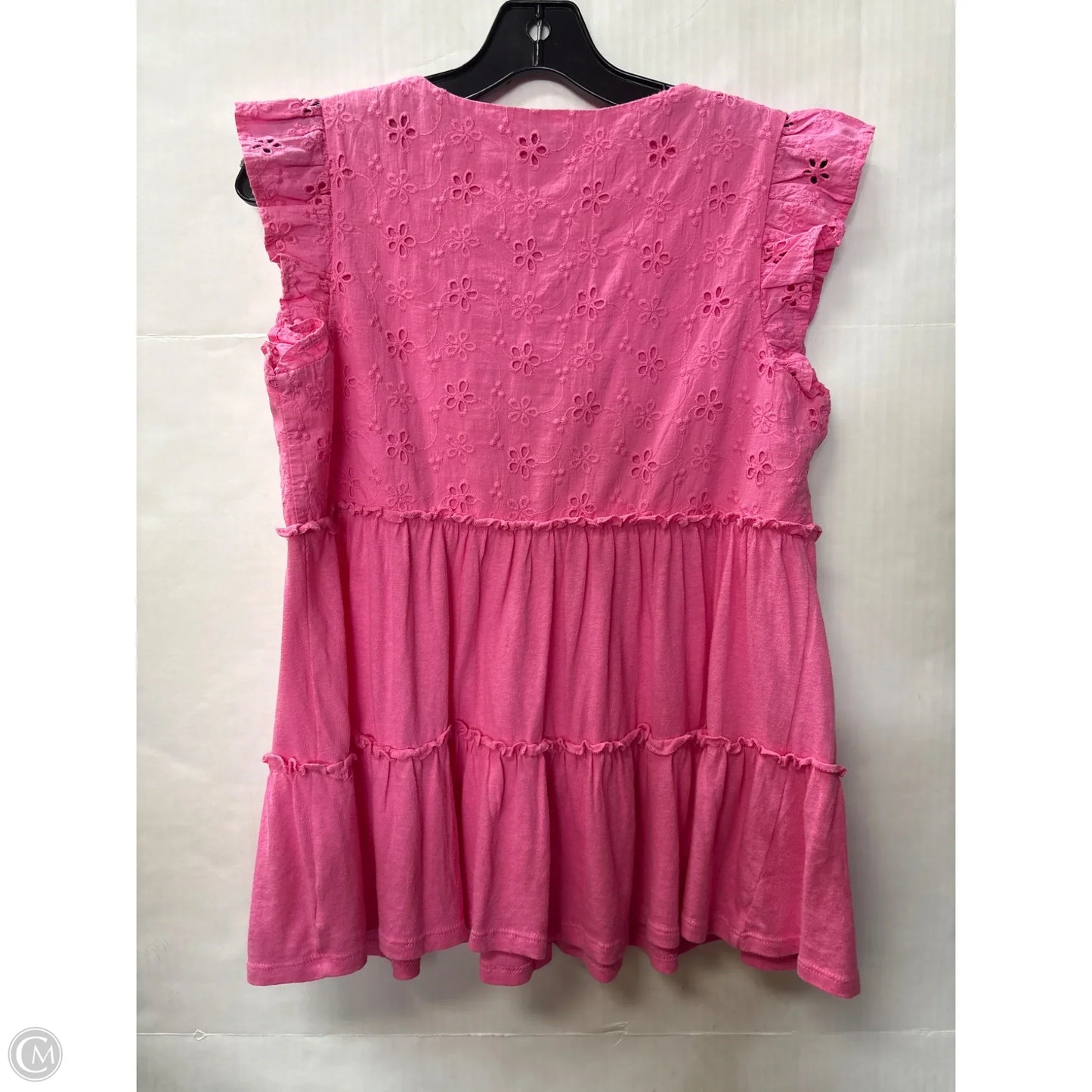 Top Short Sleeve By Crown And Ivy In Pink, Size: Xs