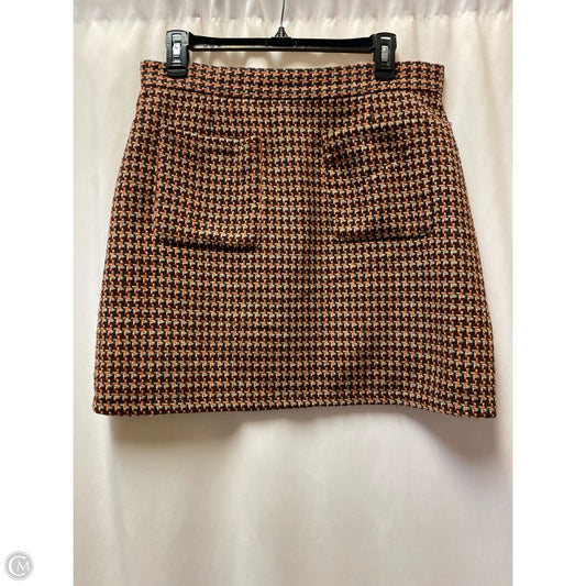 Skirt Midi By Modcloth In Brown, Size: 12