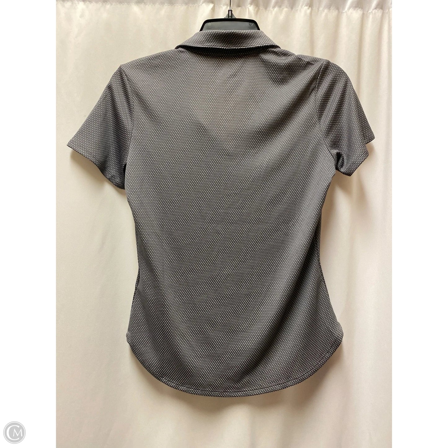 Top Short Sleeve By Adidas In Grey, Size: Xs