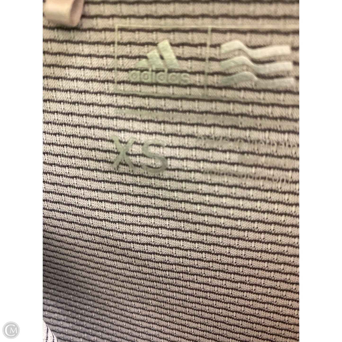 Top Short Sleeve By Adidas In Grey, Size: Xs