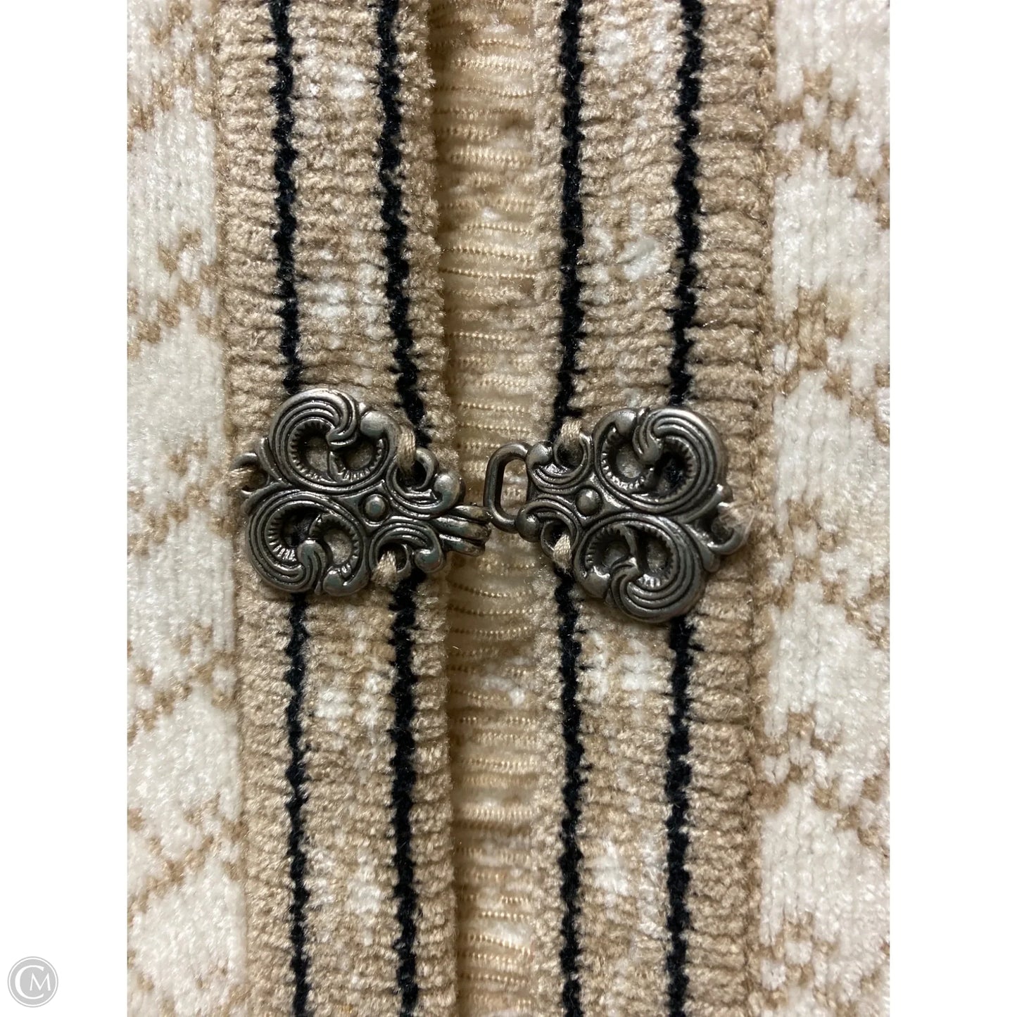 Cardigan By Croft And Barrow In Taupe, Size: Xl