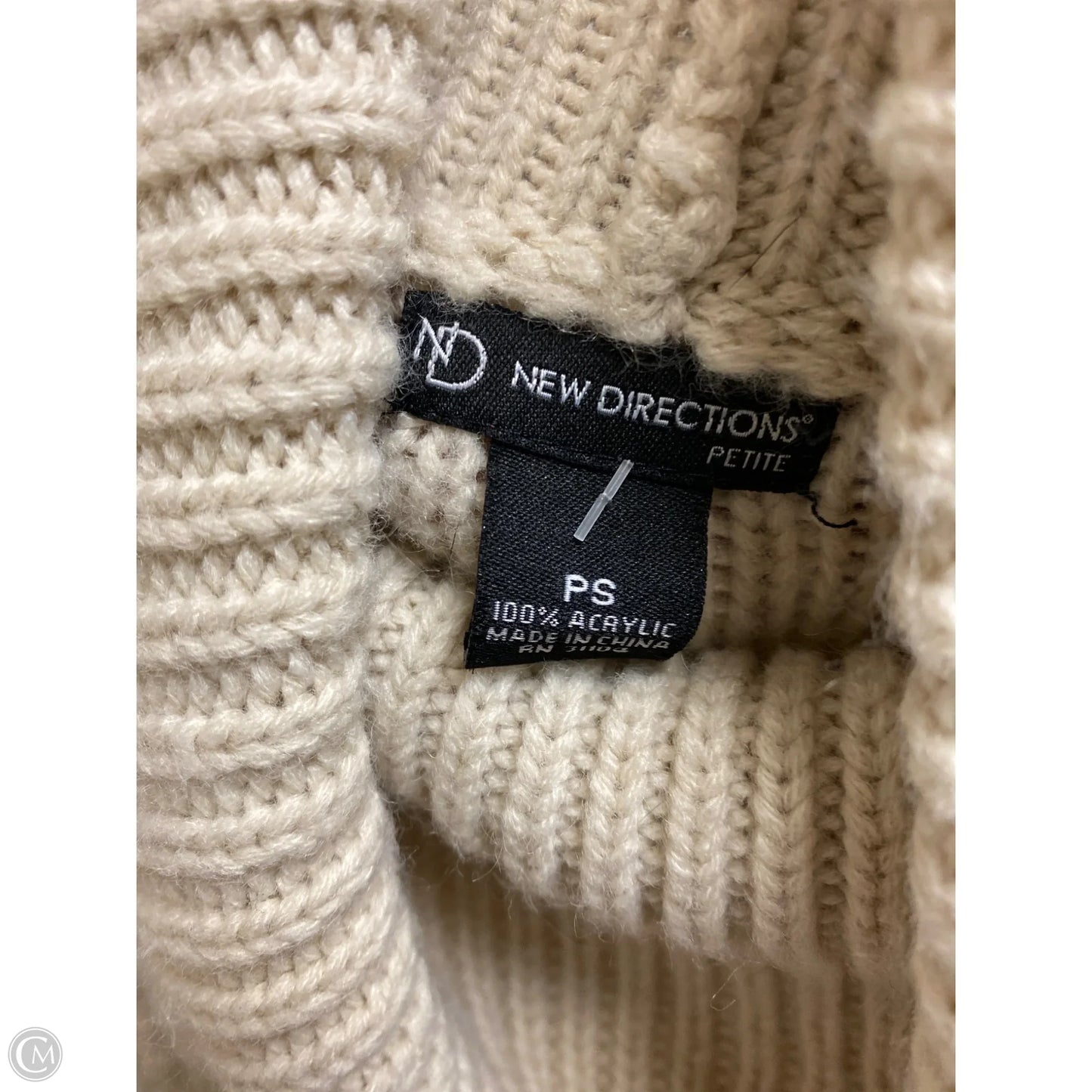Sweater By New Directions In Tan, Size: Sp