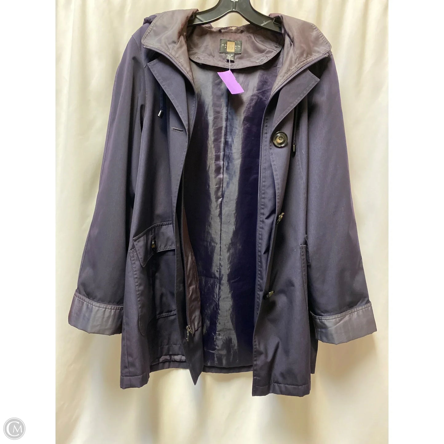 Jacket Other By Gallery In Purple, Size: Xl