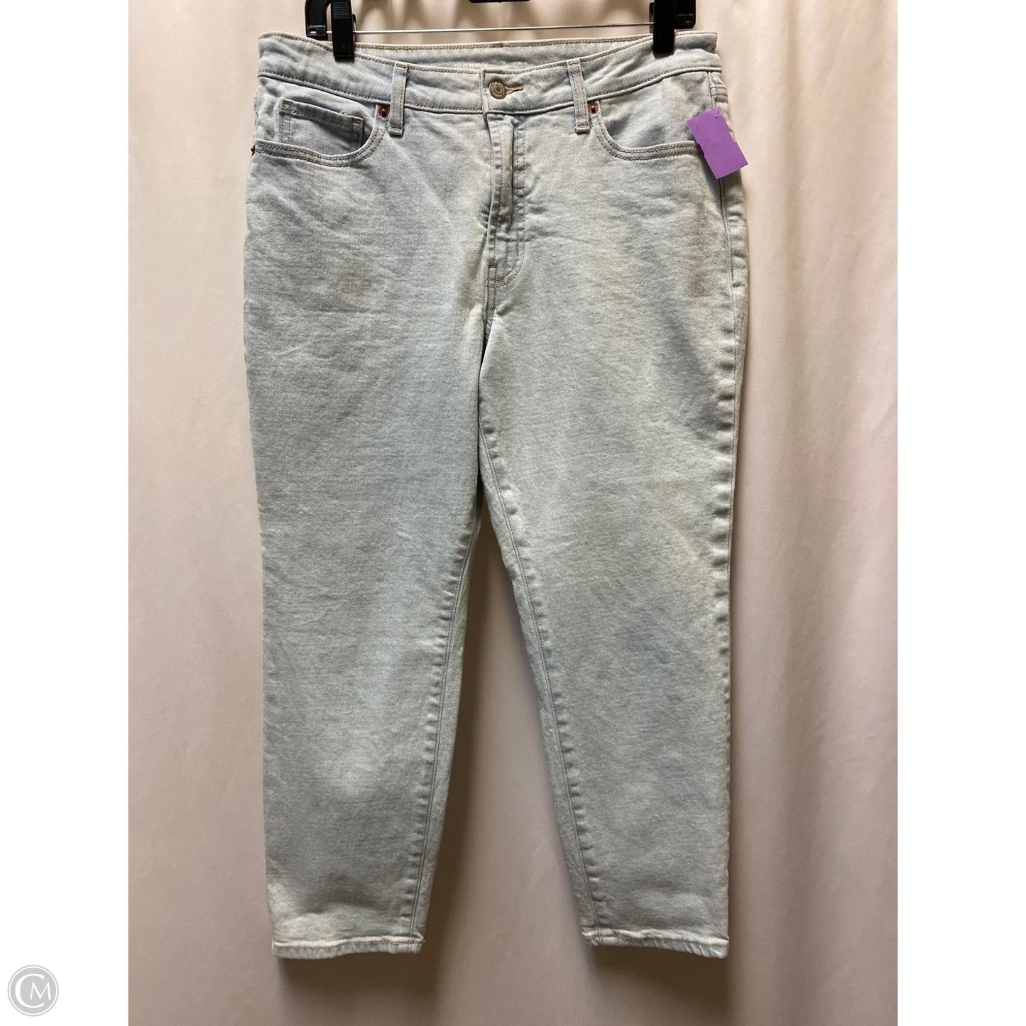 Jeans Straight By Old Navy In Blue Denim, Size: 12