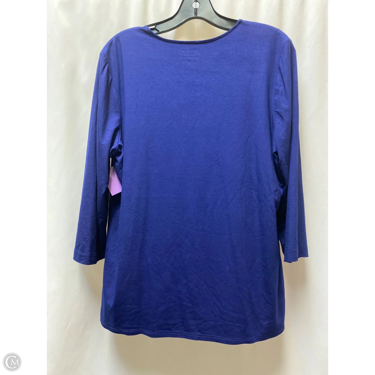 Top Long Sleeve By Chicos In Purple, Size: L
