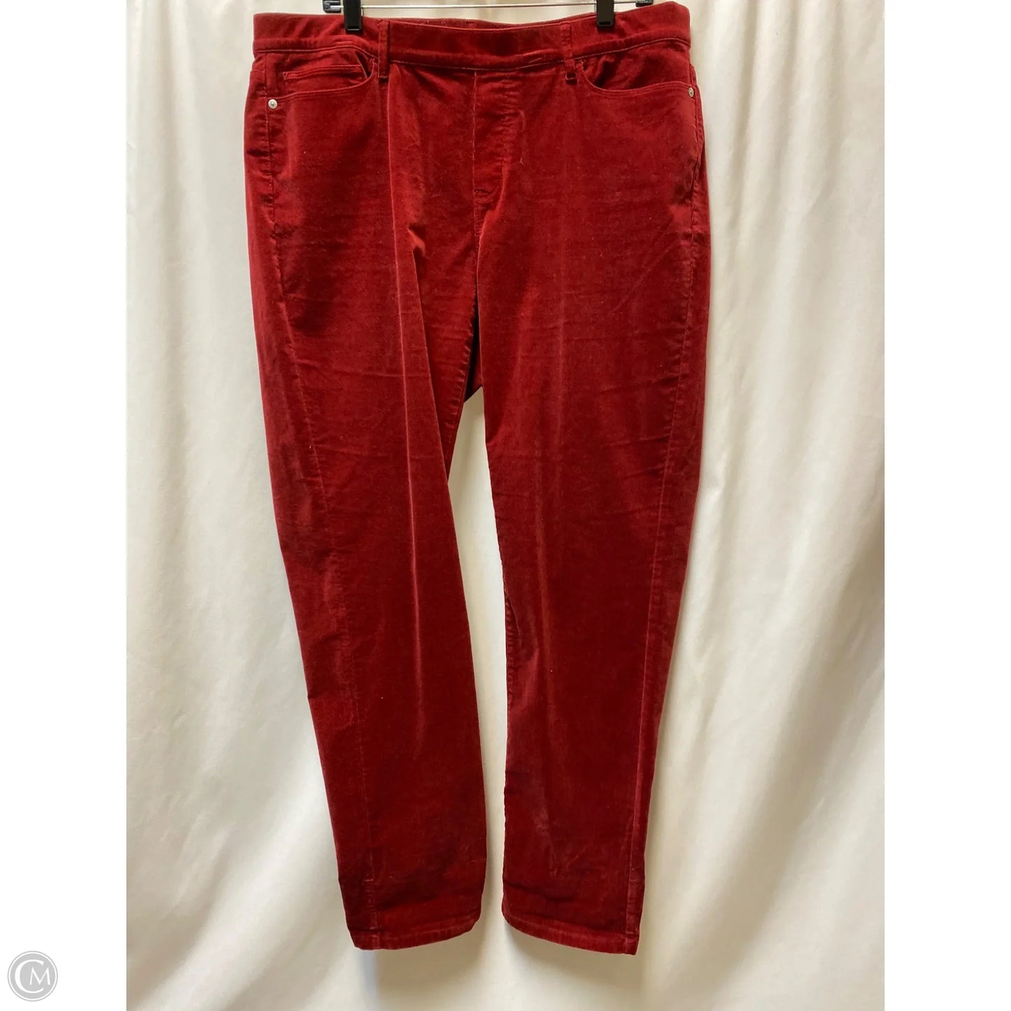 Pants Corduroy By J. Jill In Red, Size: 16