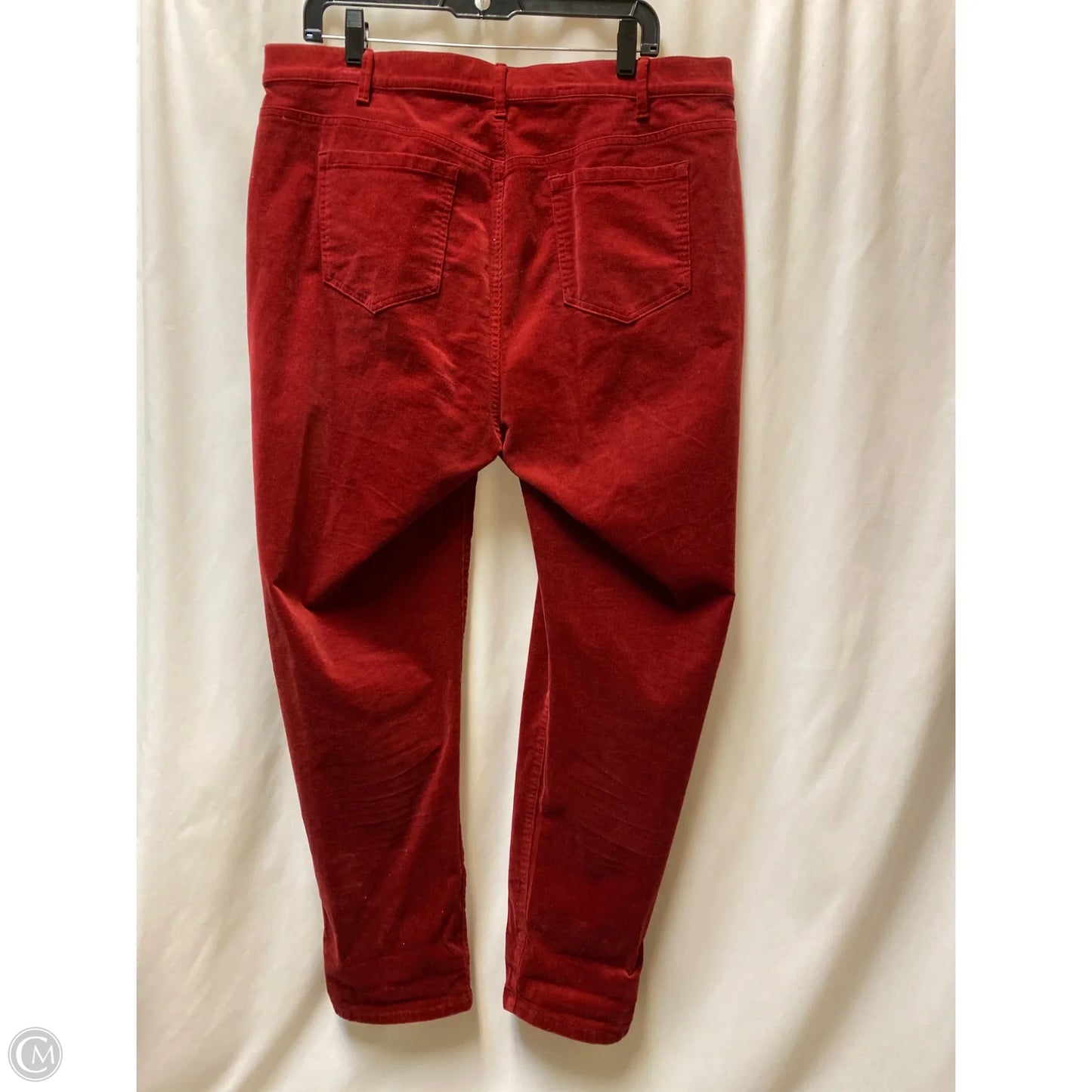 Pants Corduroy By J. Jill In Red, Size: 16