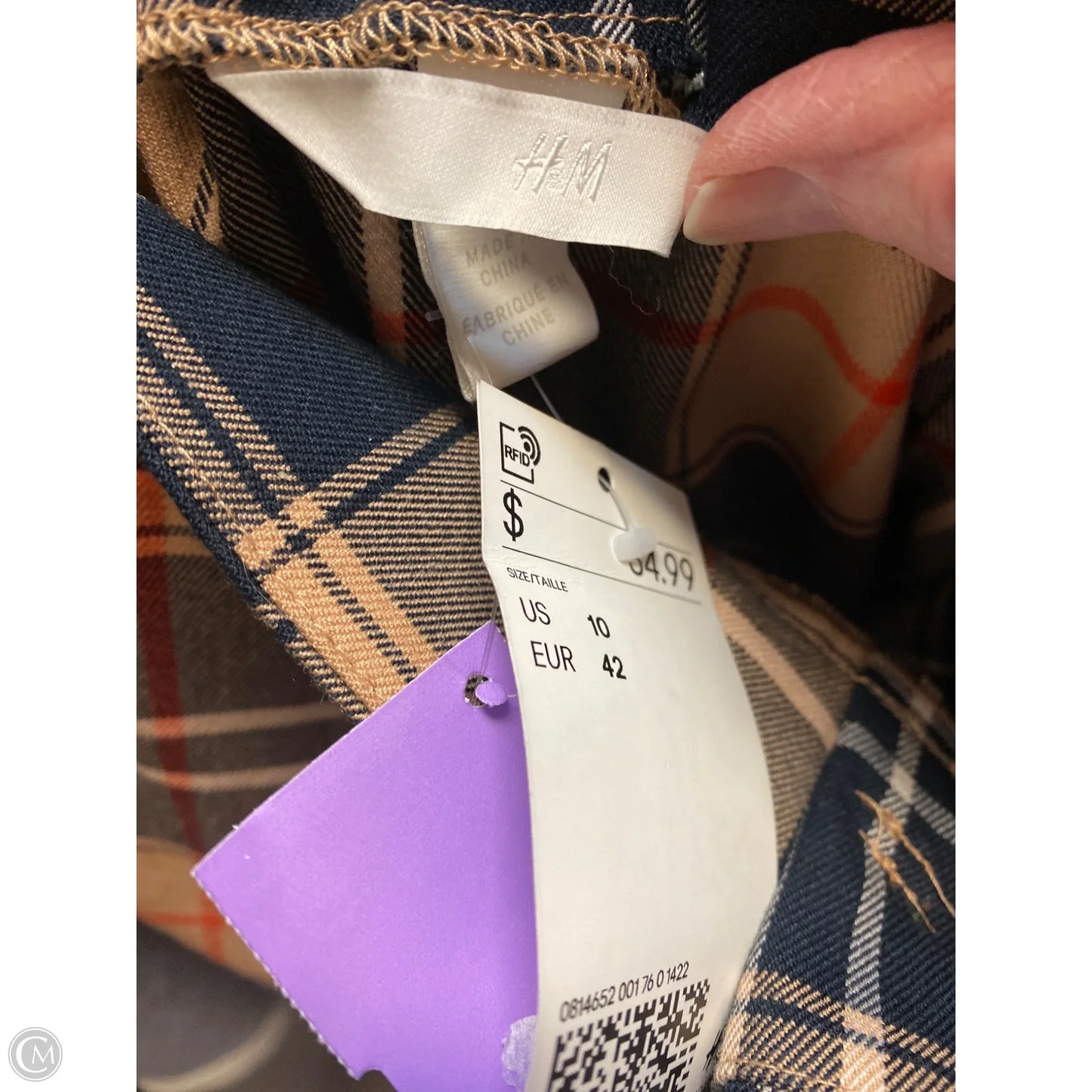 Skirt Maxi By H&m In Beige, Size: 10