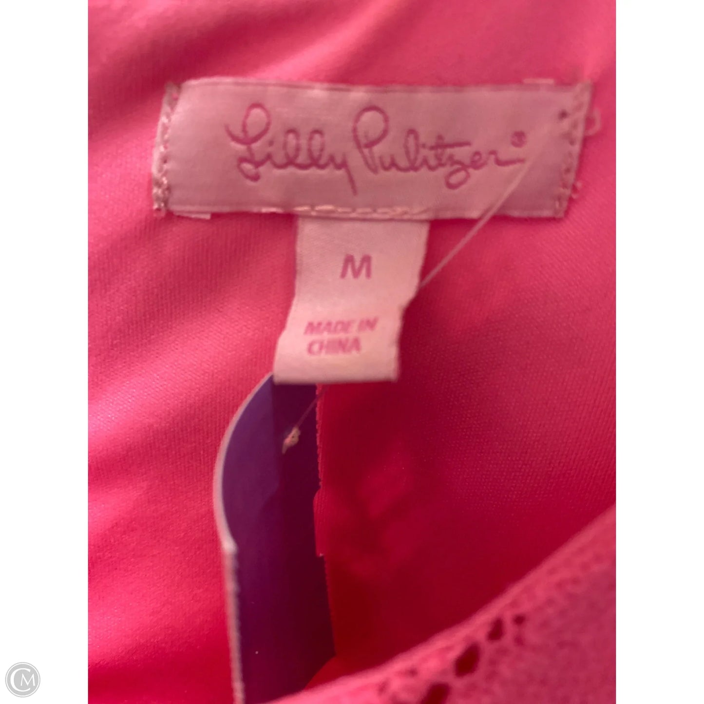 Top Sleeveless Designer By Lilly Pulitzer In Pink, Size: M