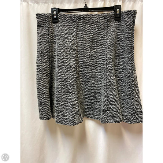 Skirt Mini & Short By Loft In Grey, Size: L