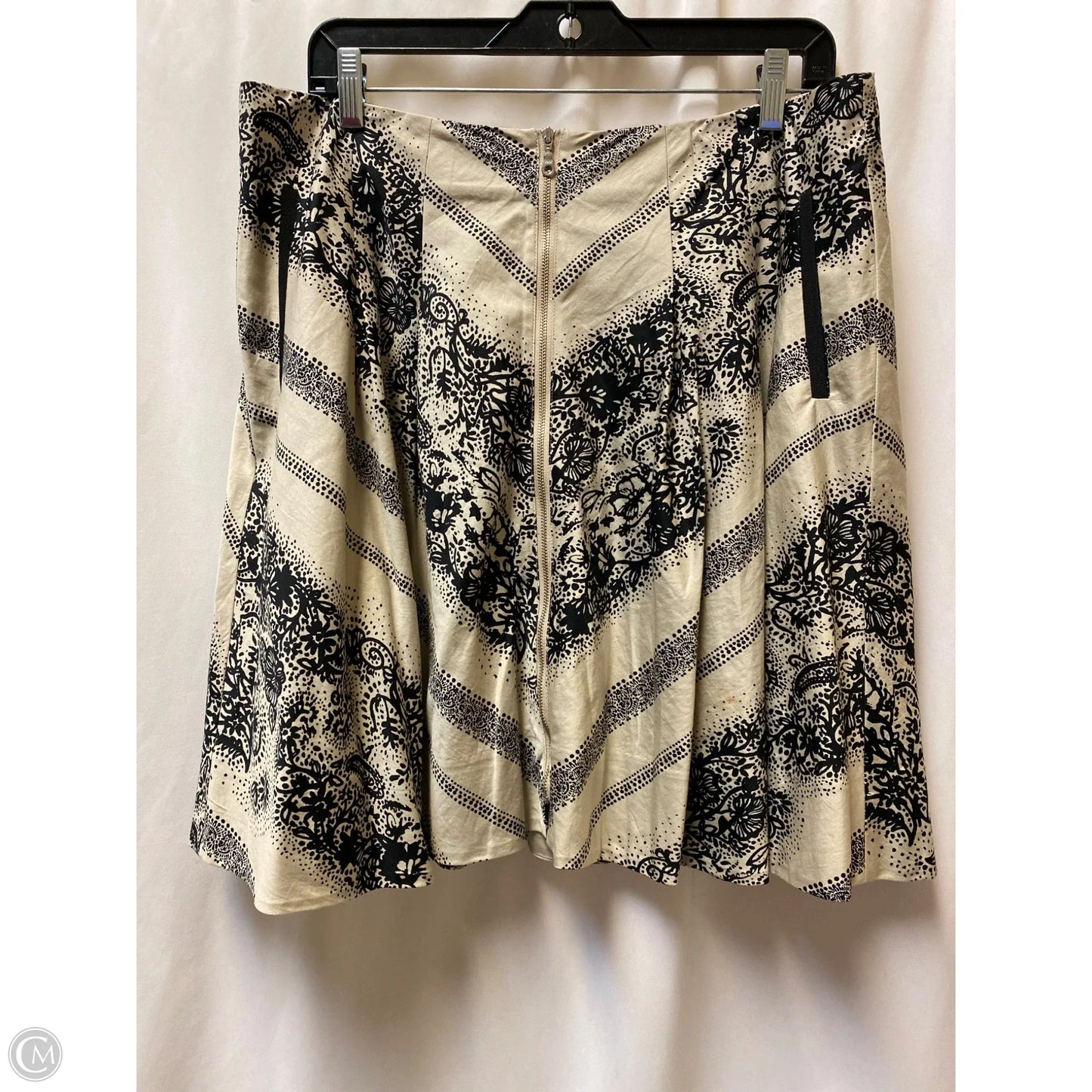 Skirt Midi By Edme And Esyllte In Cream, Size: 12