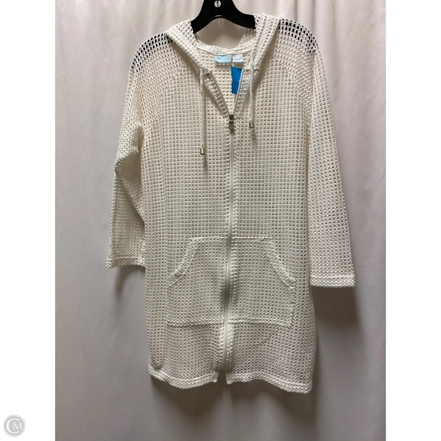 Swimwear Cover-up By Kim Rogers In White, Size: S