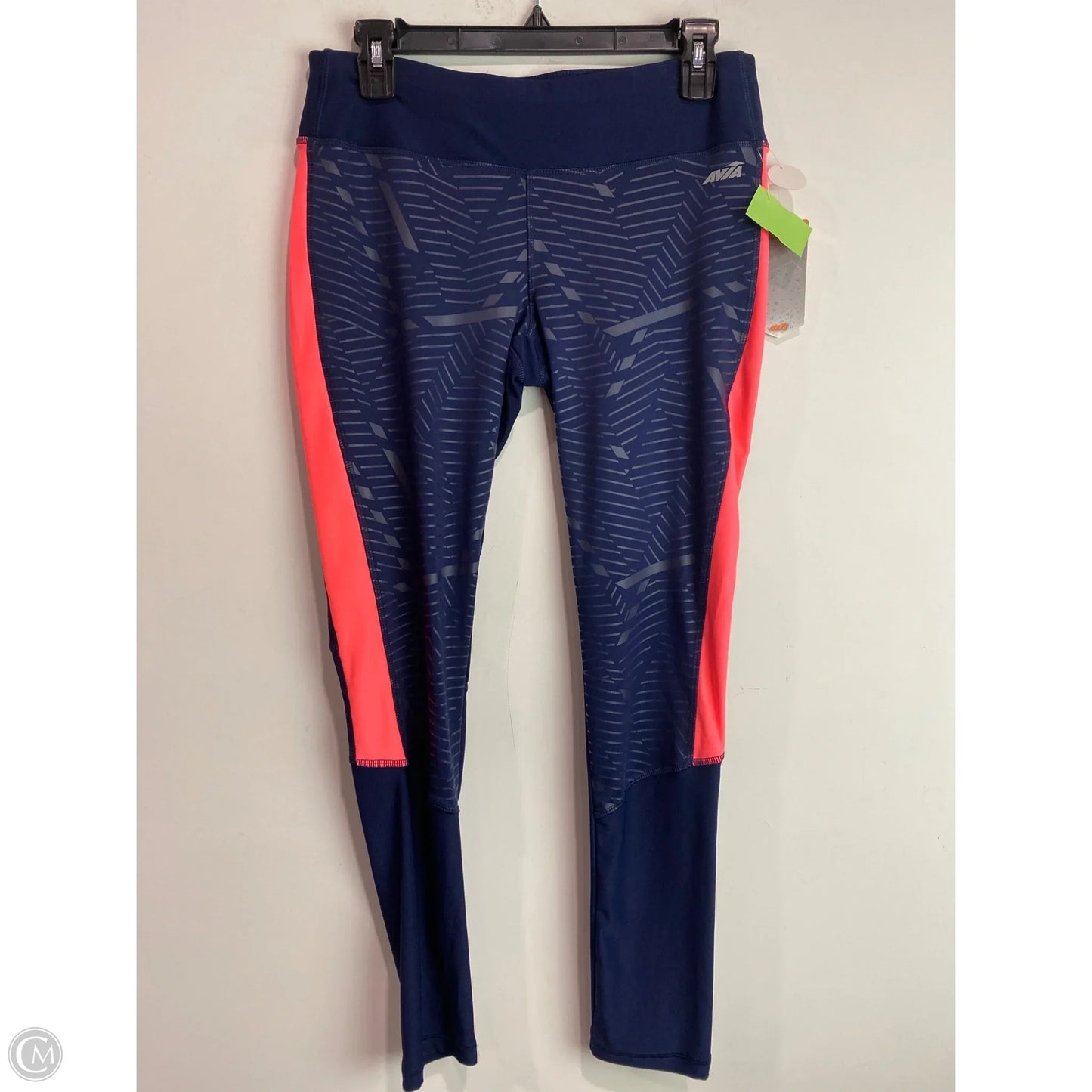 Athletic Leggings By Avia In Navy, Size: M