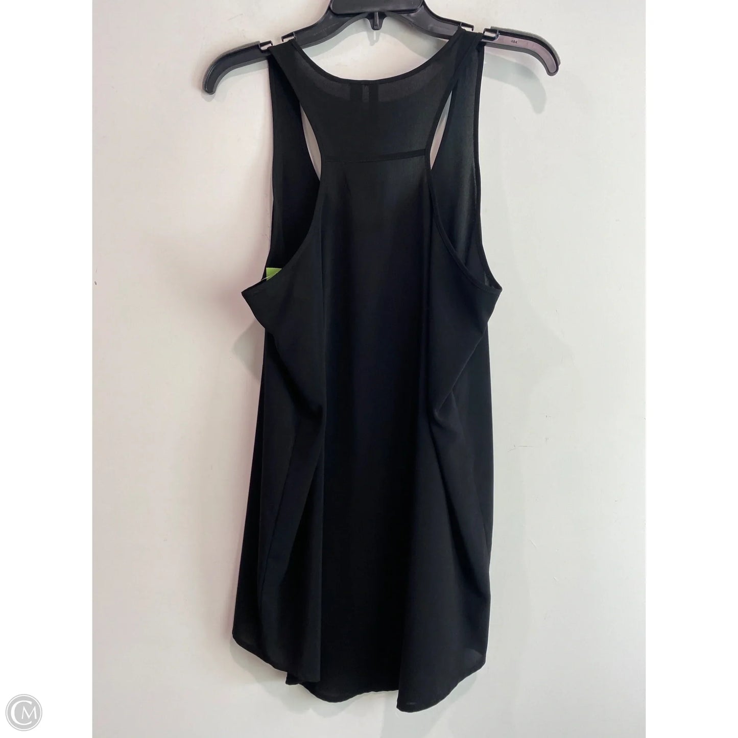 Top Sleeveless By Frenchi In Black, Size: L