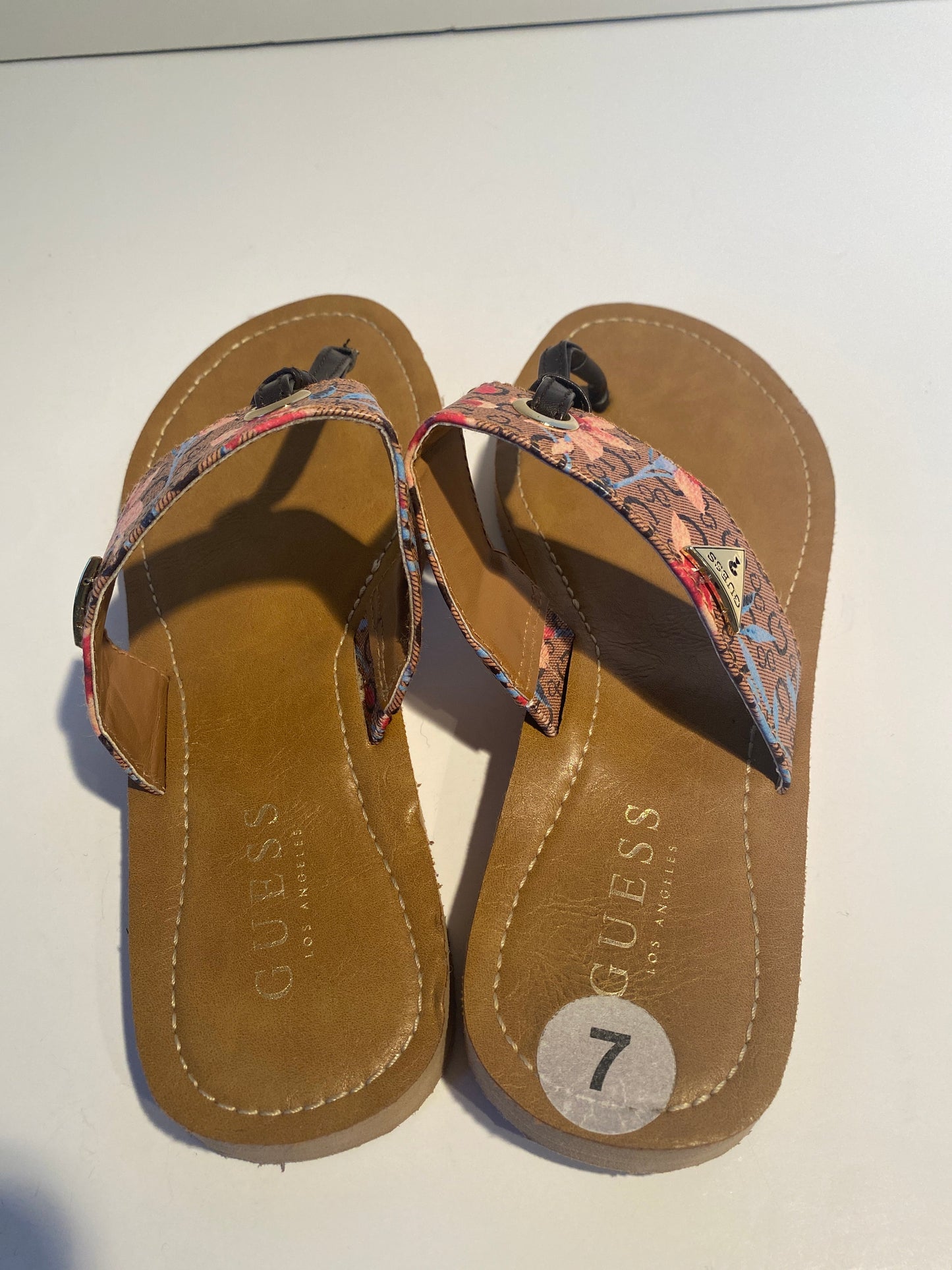 Sandals Flip Flops By Guess  Size: 7