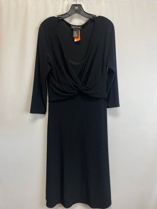 Dress Casual Midi By Jones New York  Size: L