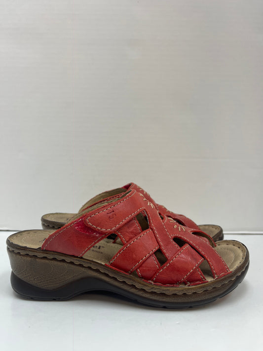 Sandals Heels Wedge By Josef Seibel  Size: 5.5