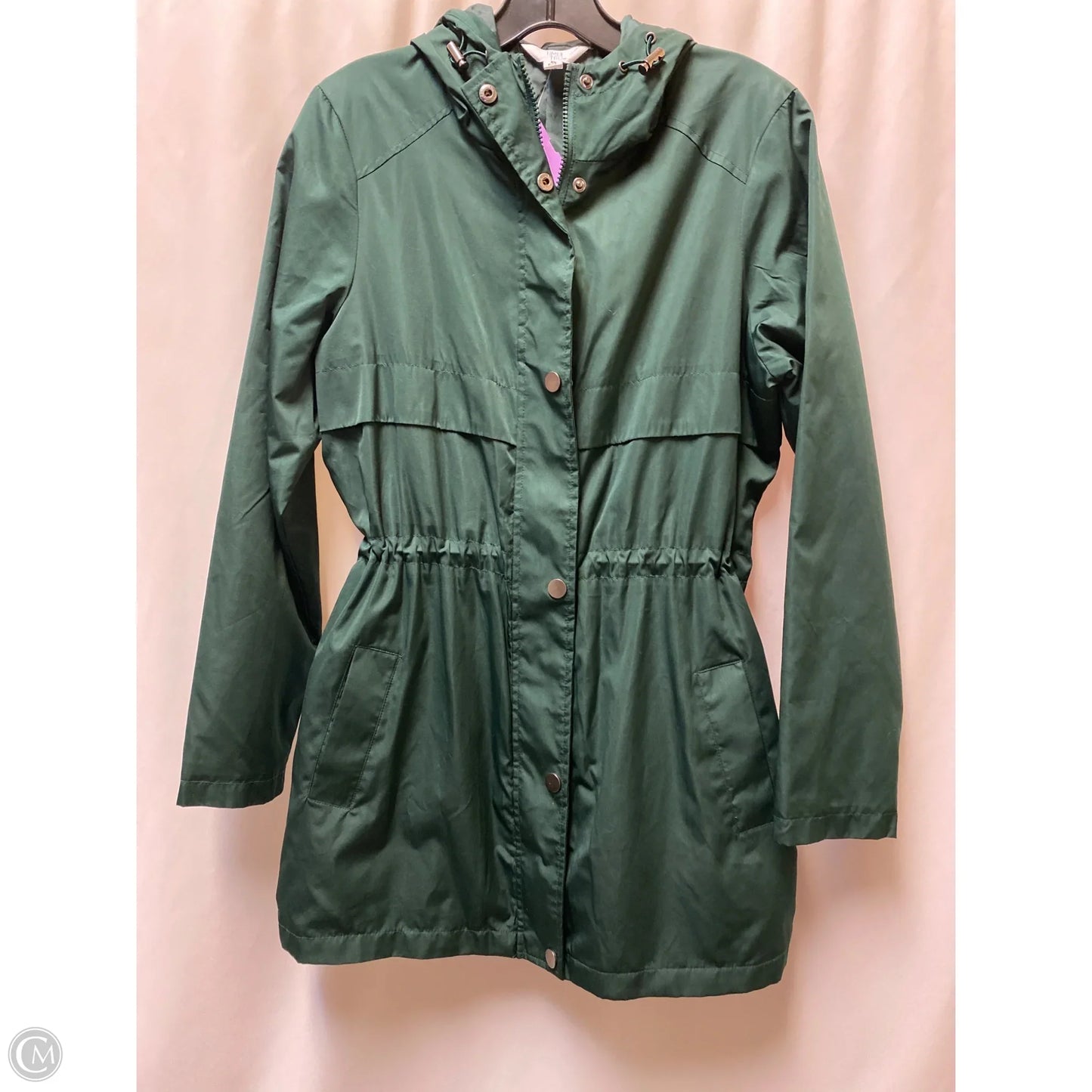 Jacket Utility By Time And Tru In Green, Size: Xs