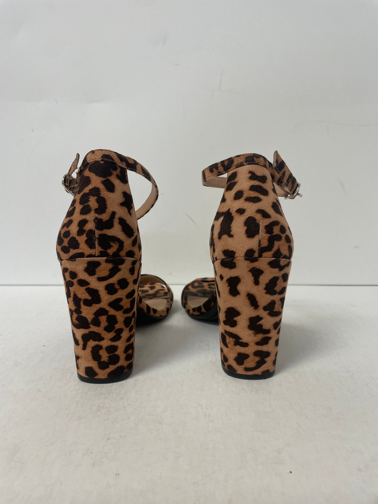 Shoes Heels Block By A New Day In Animal Print, Size: 6