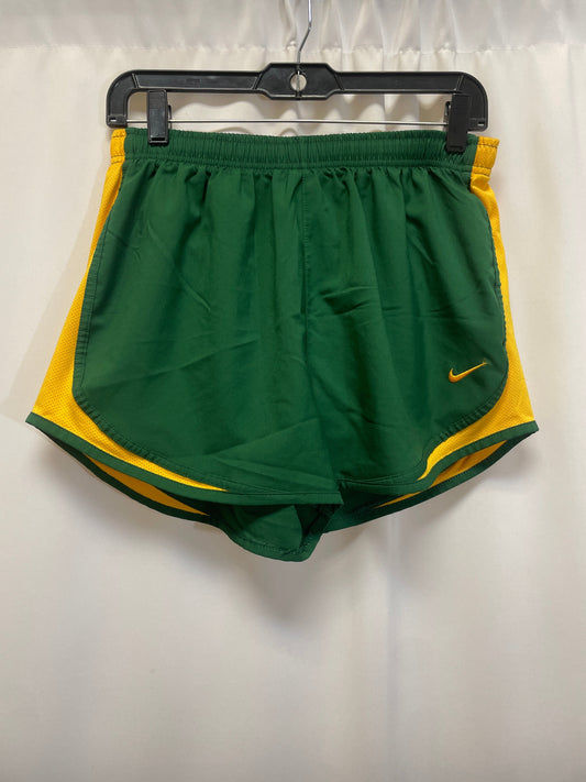 Athletic Shorts By Nike In Green, Size: L