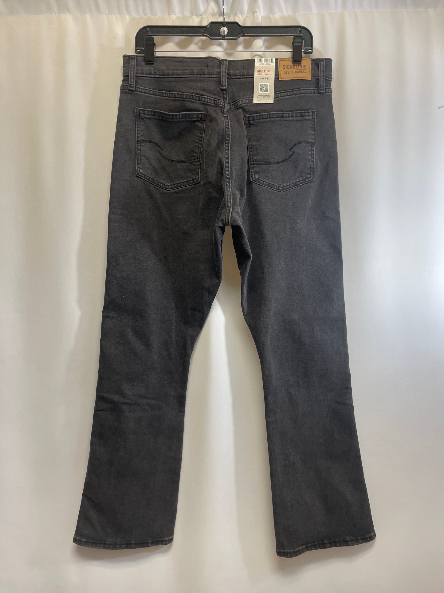 Jeans Boot Cut By Levis In Grey Denim, Size: 10