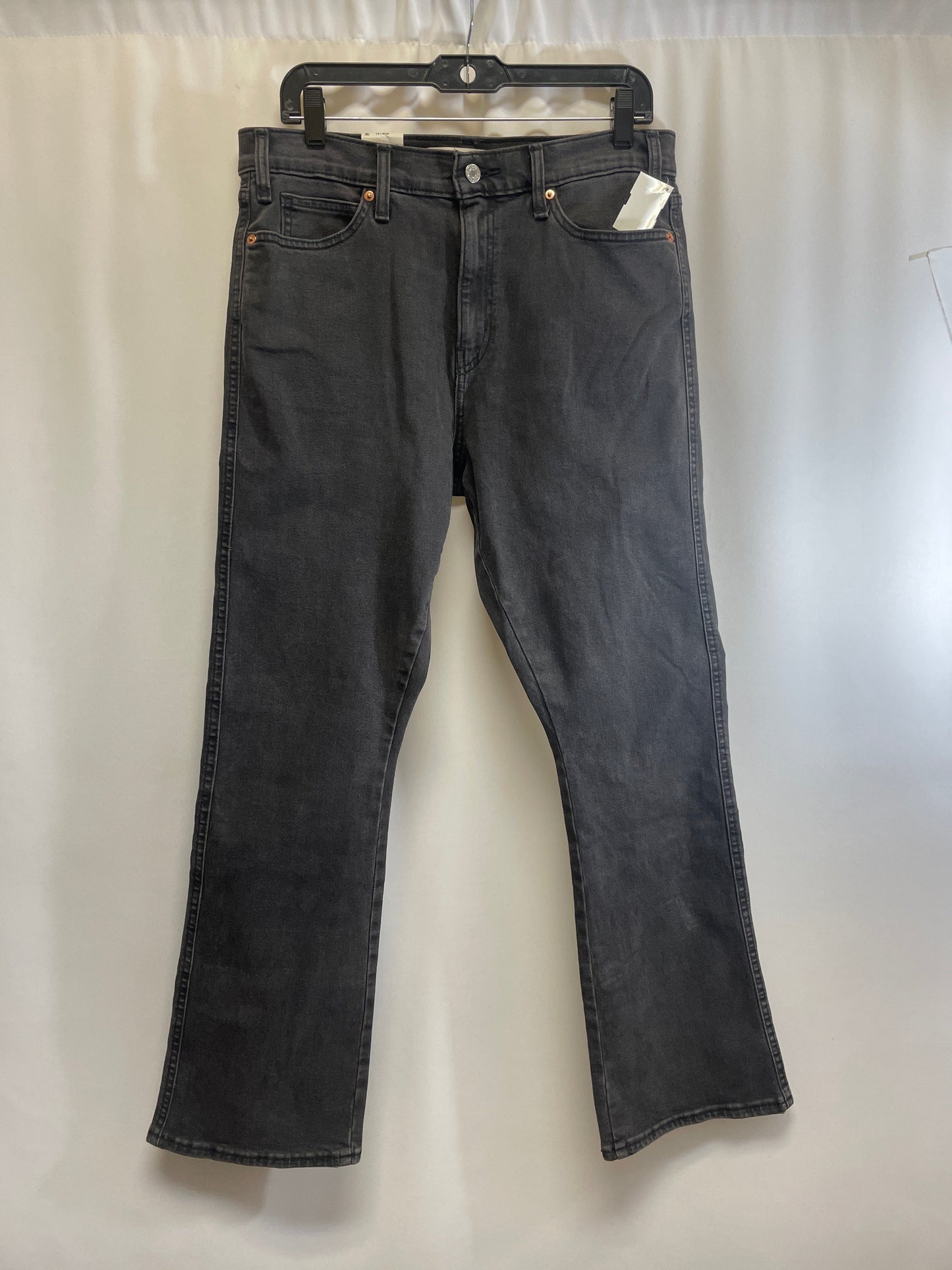 Jeans Boot Cut By Levis In Grey Denim, Size: 10