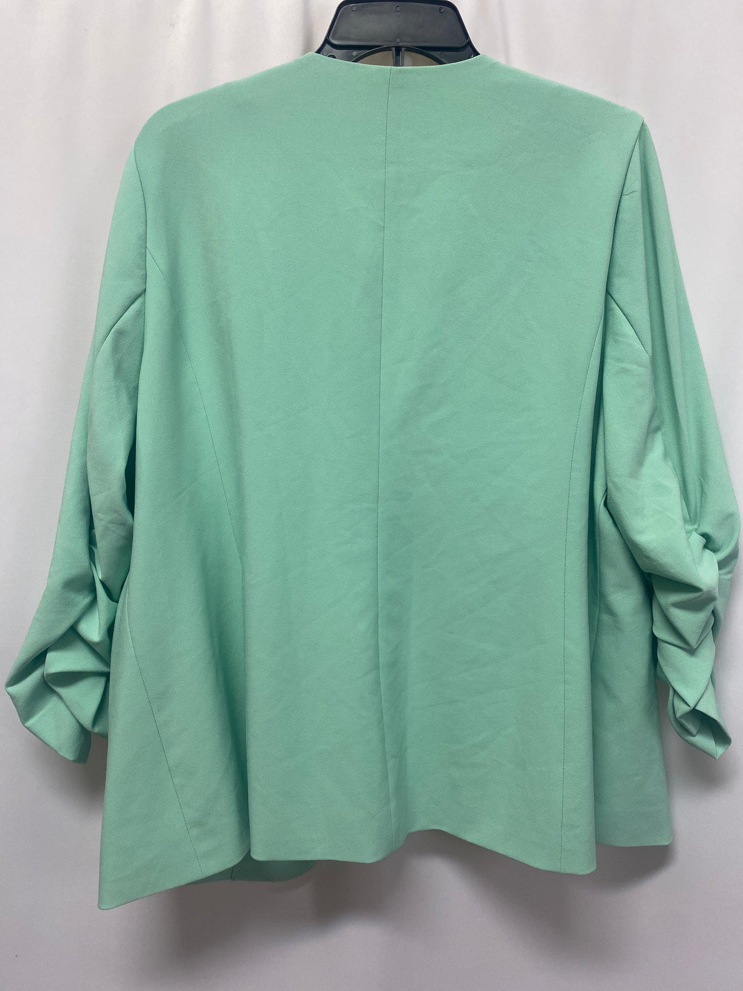 Blazer By Skies Are Blue In Green, Size: 1x