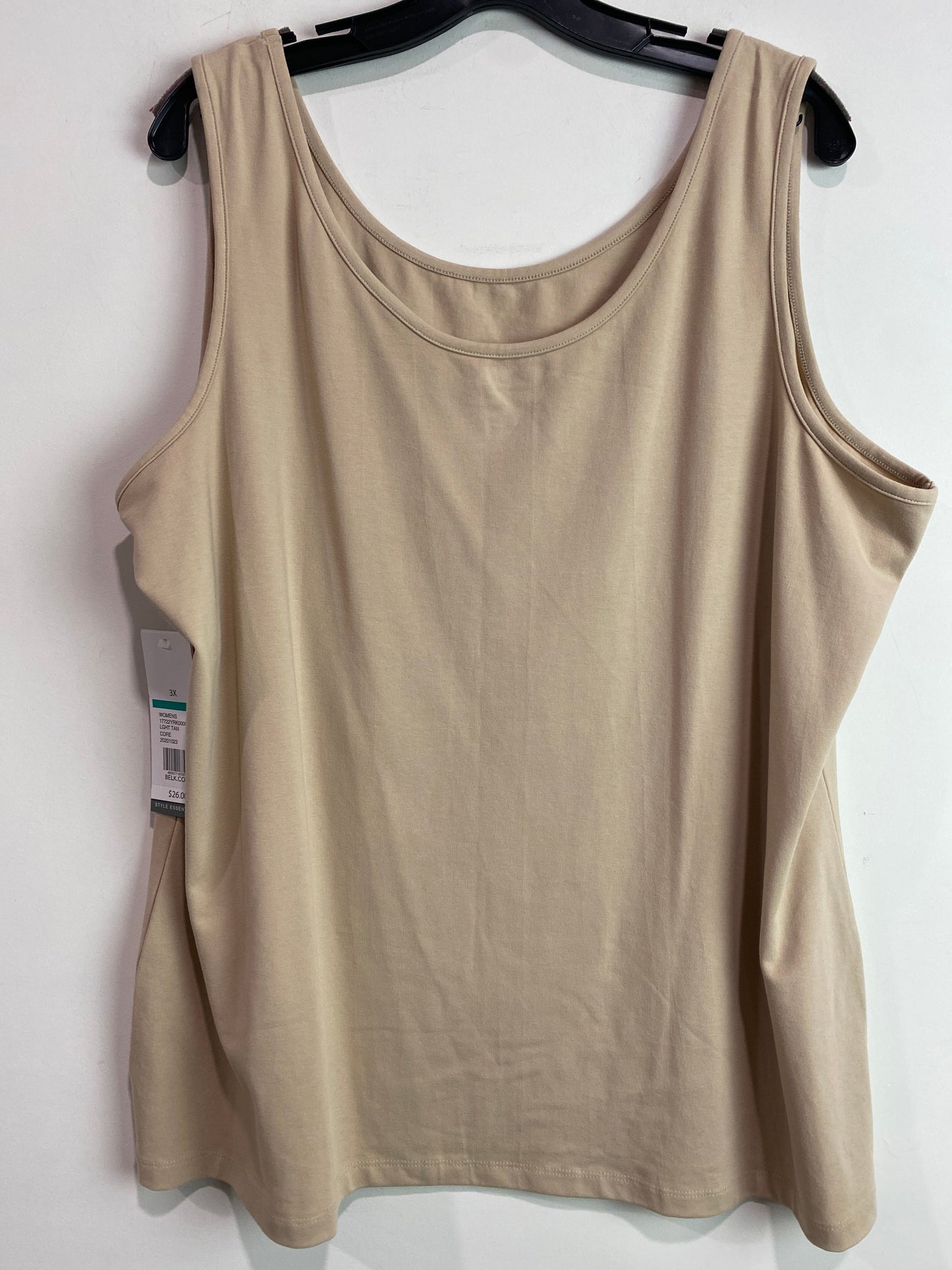 Tank Top By New Directions In Tan, Size: 3x