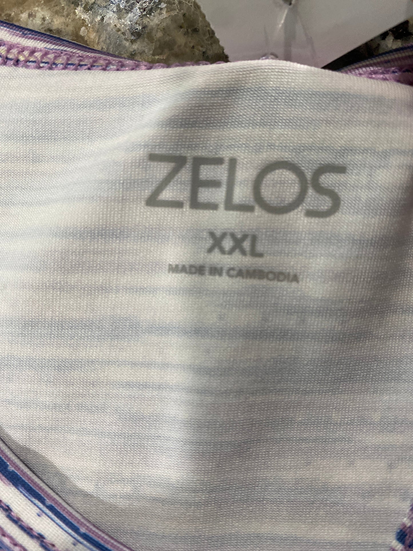 Athletic Tank Top By Zelos In Purple, Size: XXL