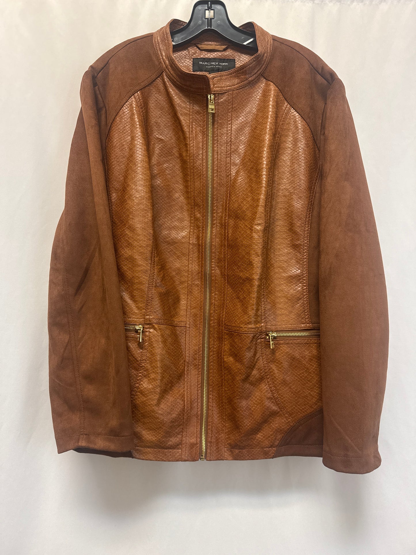 Jacket Other By Marc New York In Brown, Size: 3x