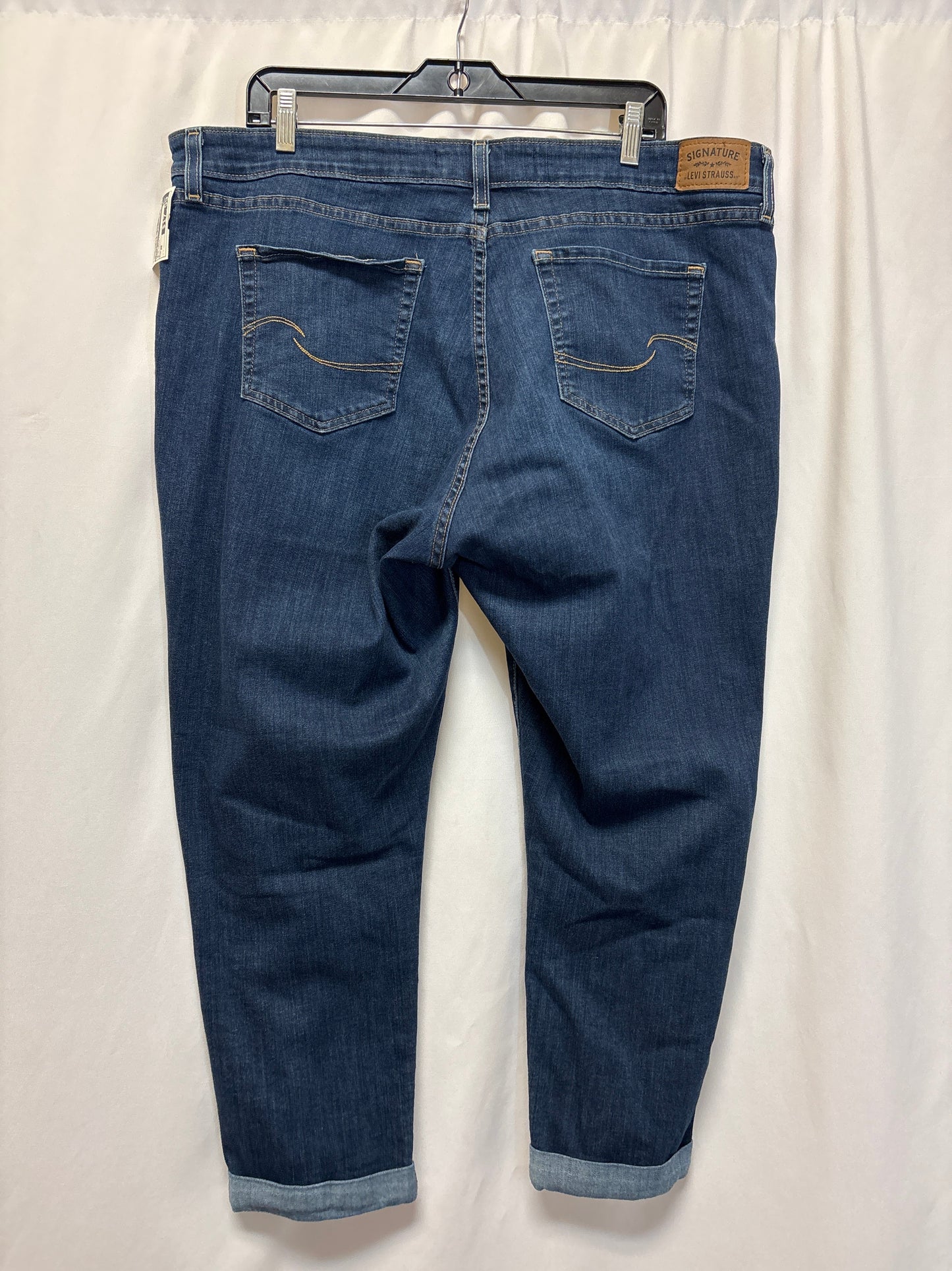 Jeans Boyfriend By Levis In Blue Denim, Size: 20