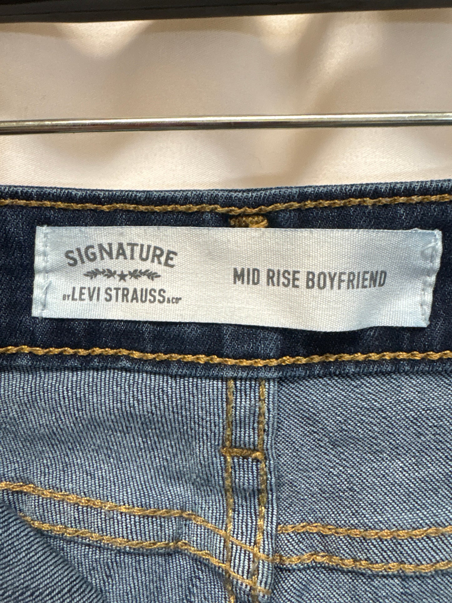 Jeans Boyfriend By Levis In Blue Denim, Size: 20