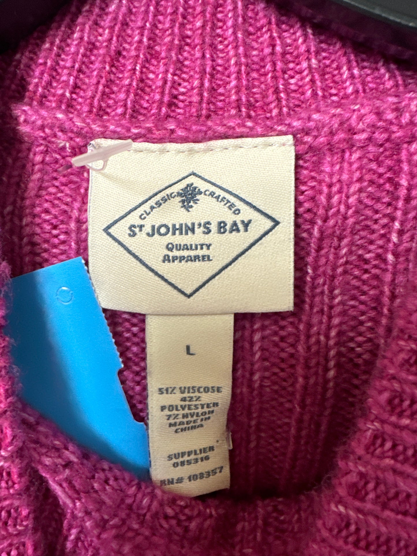 Sweater By St Johns Bay In Purple, Size: L