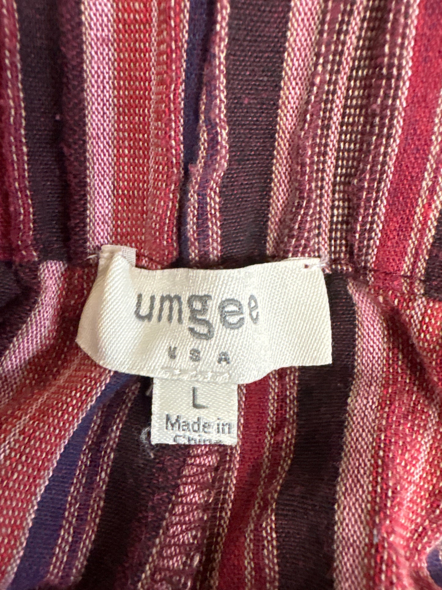 Pants Linen By Umgee In Purple, Size: L