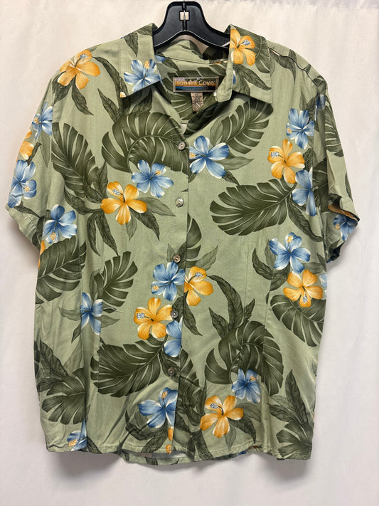 Top Short Sleeve By Clothes Mentor In Green, Size: Xl