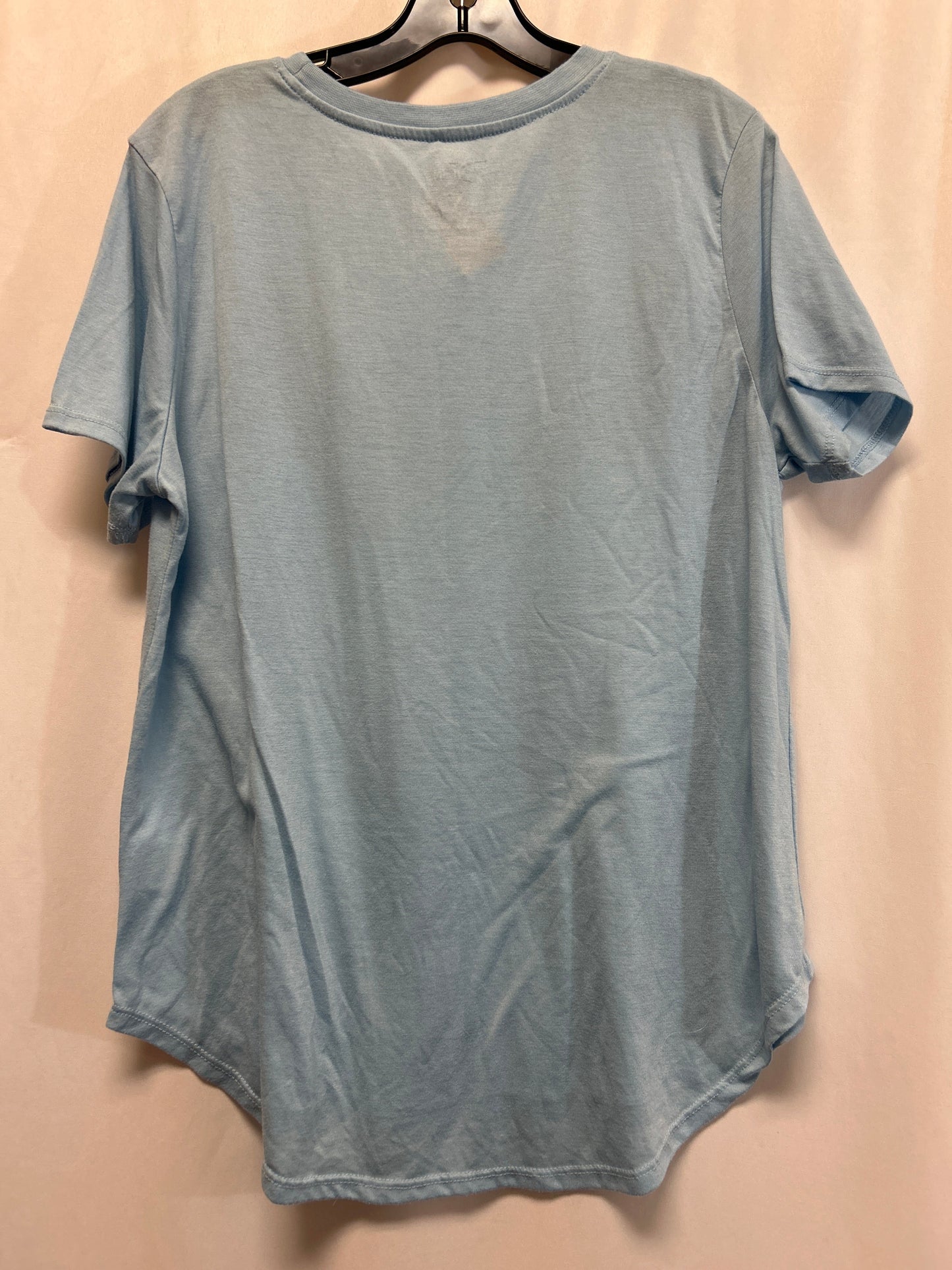 Top Short Sleeve By Disney Store In Blue, Size: 3x