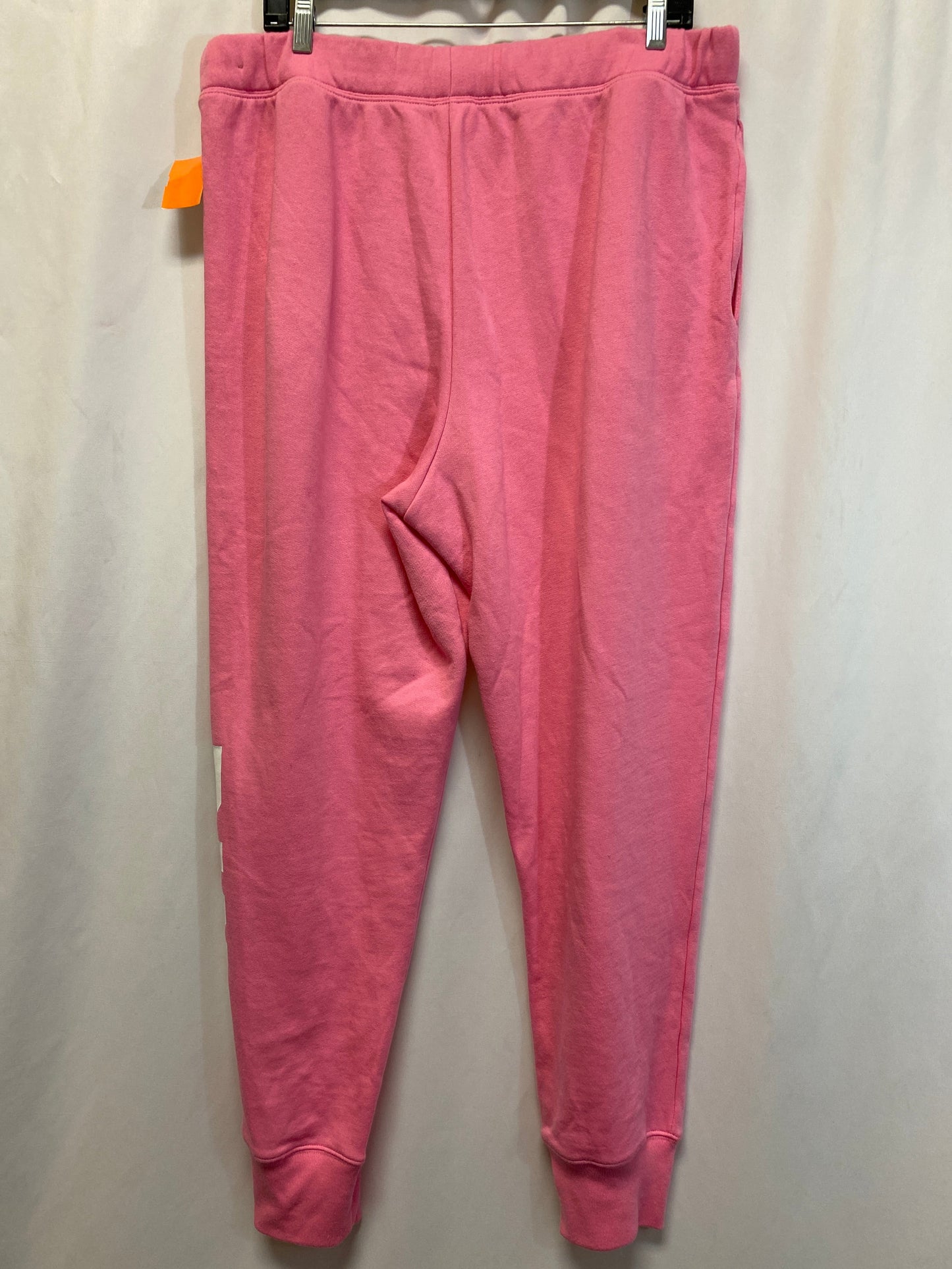 Athletic Pants By Pink In Pink, Size: Xl