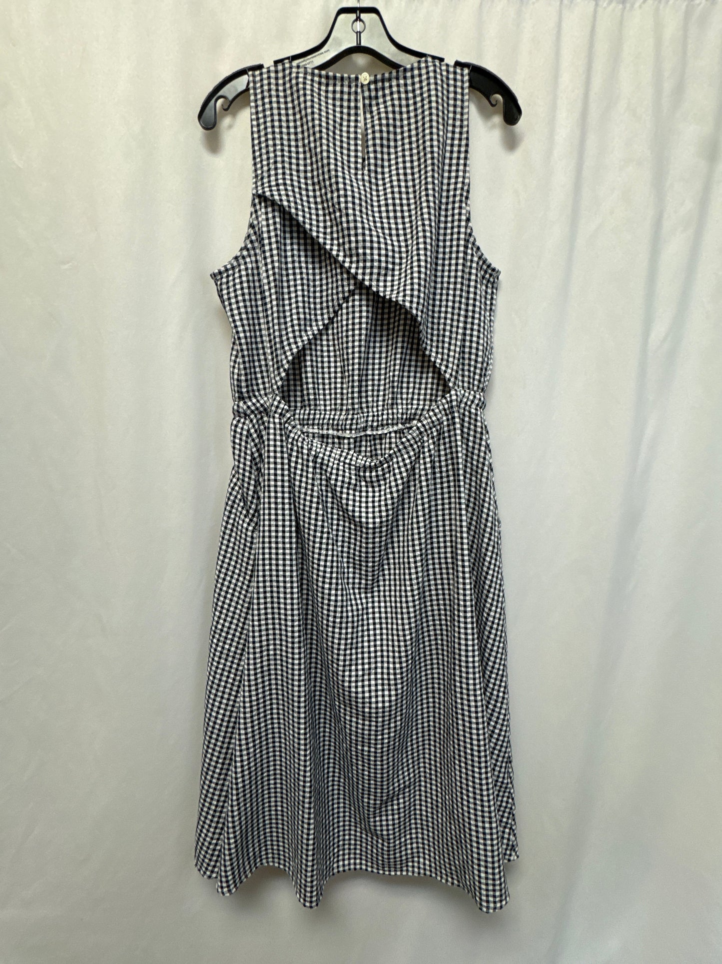 Dress Casual Maxi By Loft In Black & White, Size: Lp