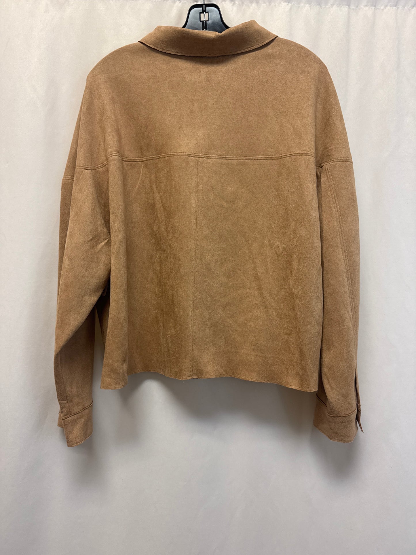 Jacket Other By Clothes Mentor In Beige, Size: 1x