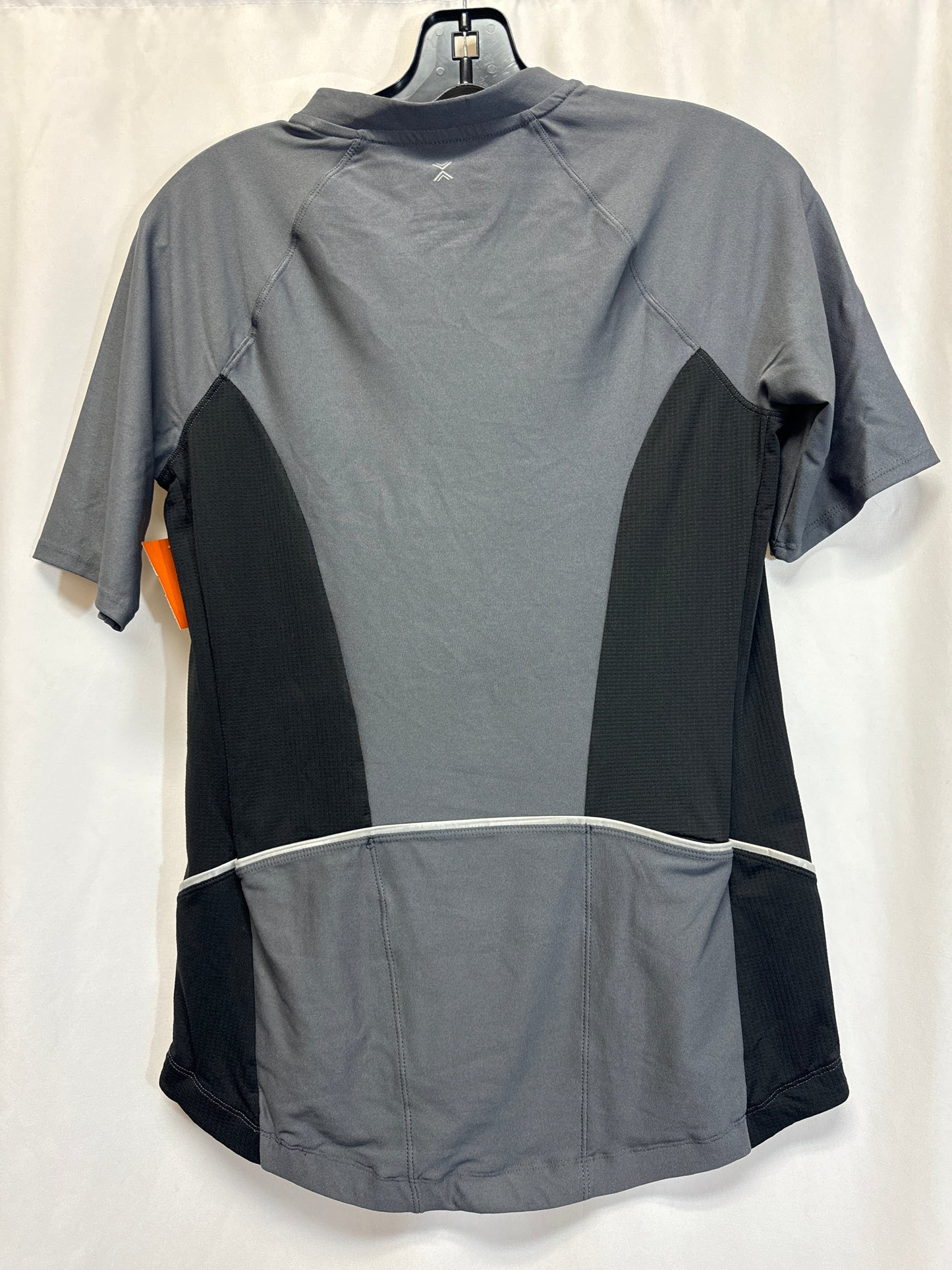 Athletic Top Short Sleeve By Xersion In Grey, Size: S