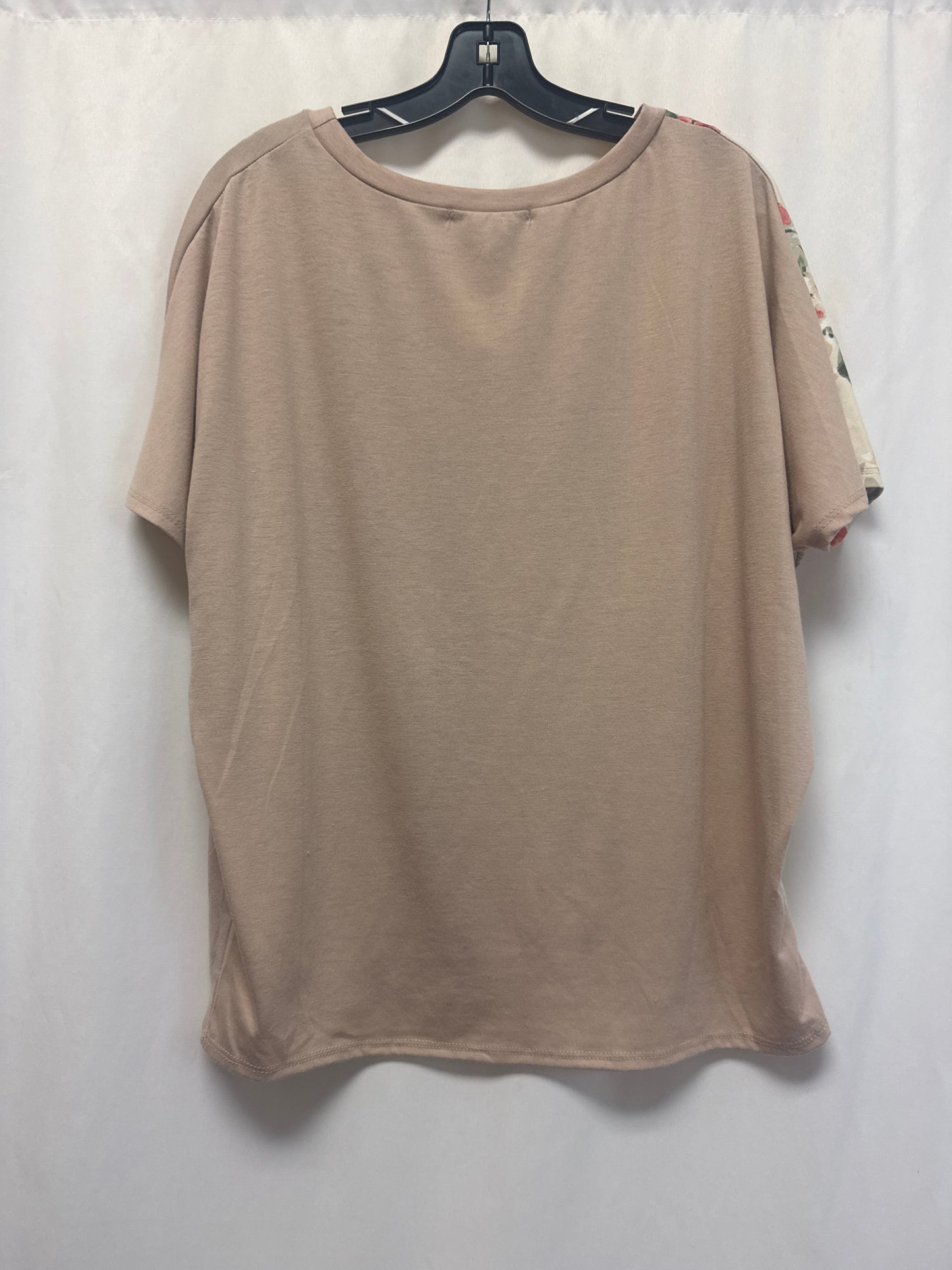 Top Short Sleeve By Haptics In Pink, Size: S