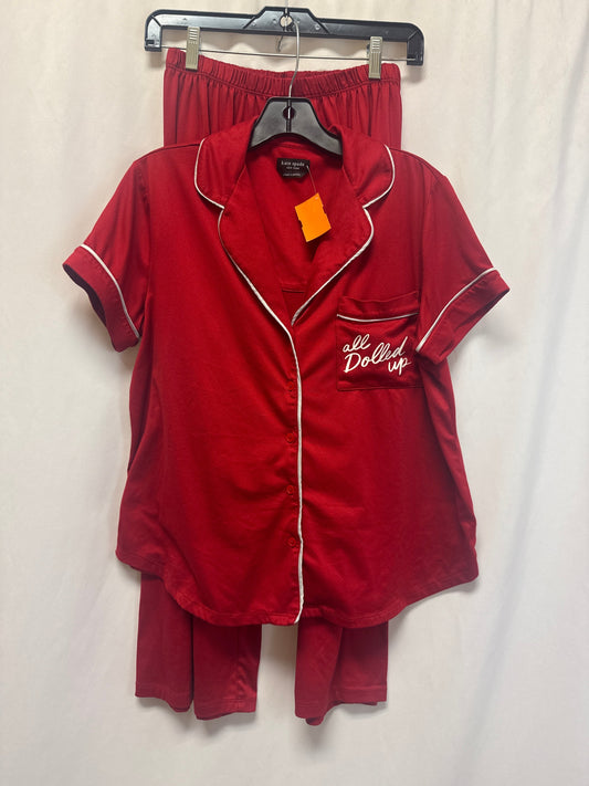 Pajamas 2pc By Clothes Mentor In Red, Size: Xs