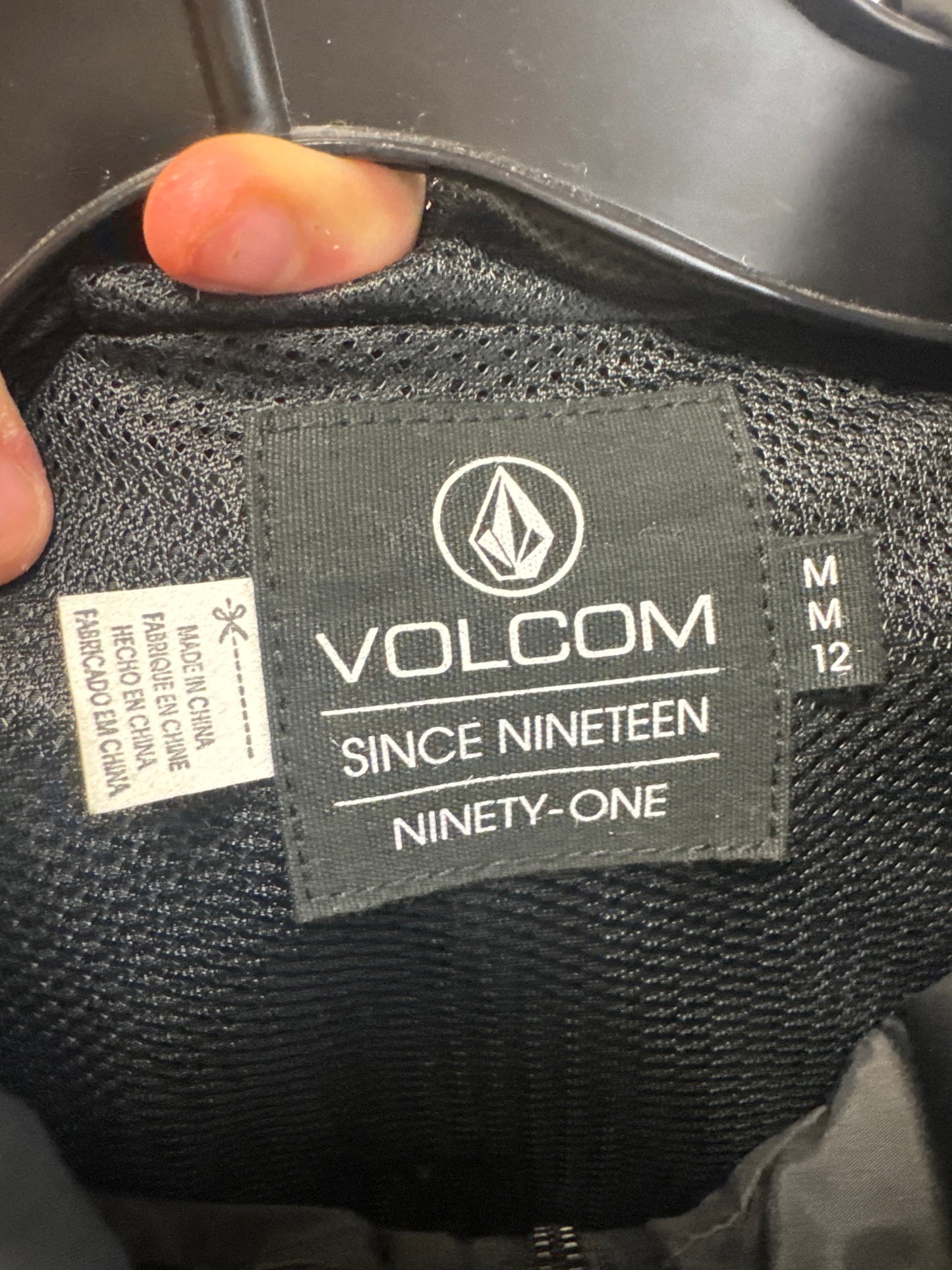 Jacket Windbreaker By Clothes Mentor In Black, Size: M