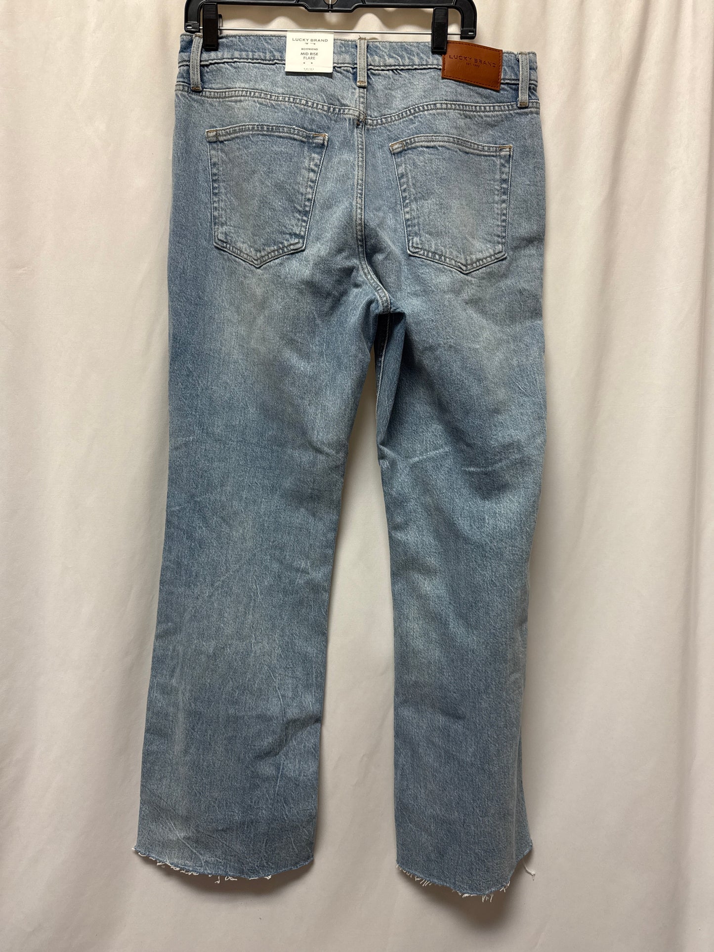 Jeans Flared By Lucky Brand In Blue Denim, Size: 12