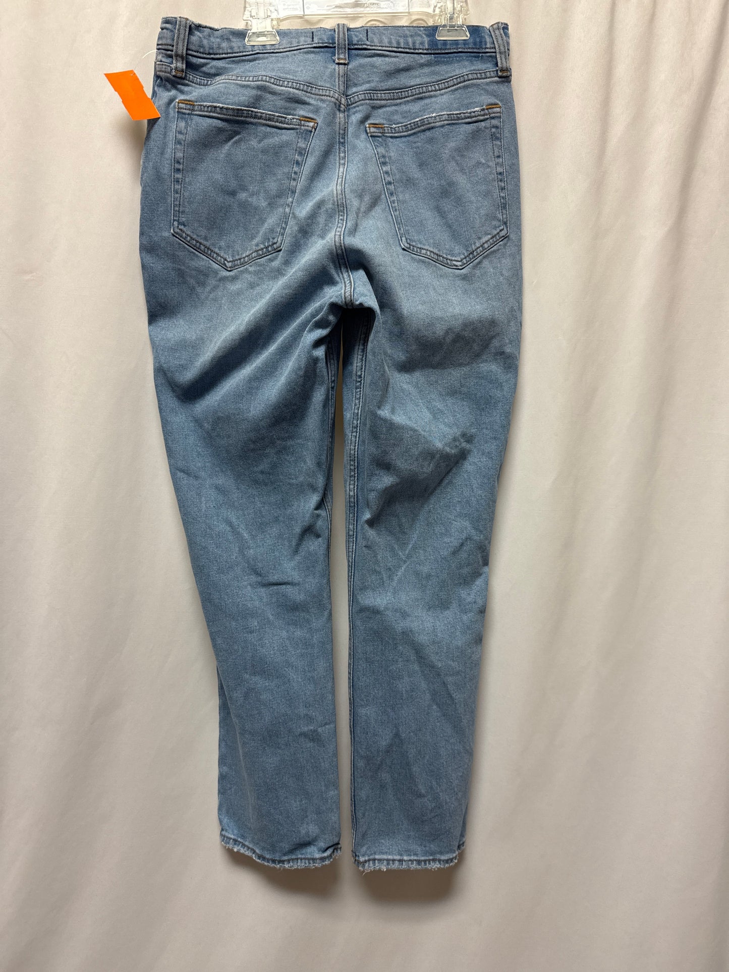 Jeans Straight By Abercrombie And Fitch In Blue Denim, Size: 30