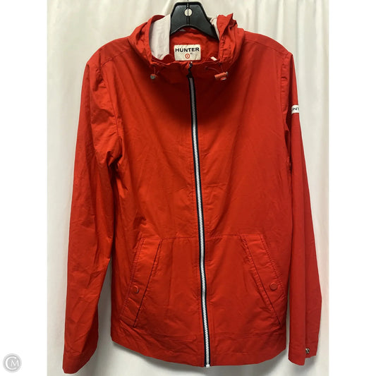 Jacket Windbreaker By Hunter In Red, Size: Xs